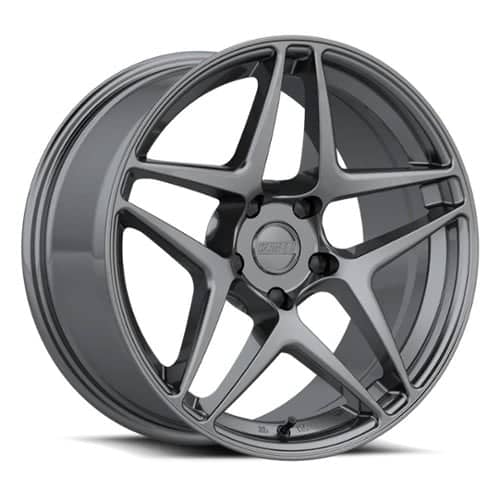 Kansei Astro 19x10.5 5x112 12 ET 66.6 CB Gloss Gunmetal (K15G-191517+12)