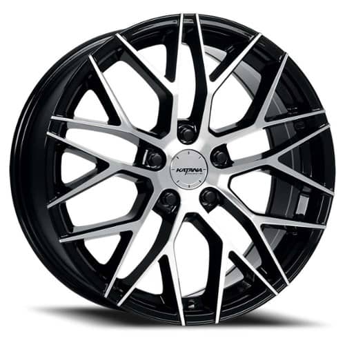Katana Racing KR01 18x8 5x110 40 ET 65.2 CB Gloss Black/Machined Face (KR01188051GBF)