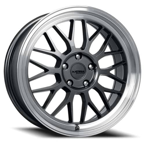 Katana Racing KR06 18x8 5x110 40 ET 65.2 CB Gloss Gunmetal/Machined Lip (KR06188051GML)