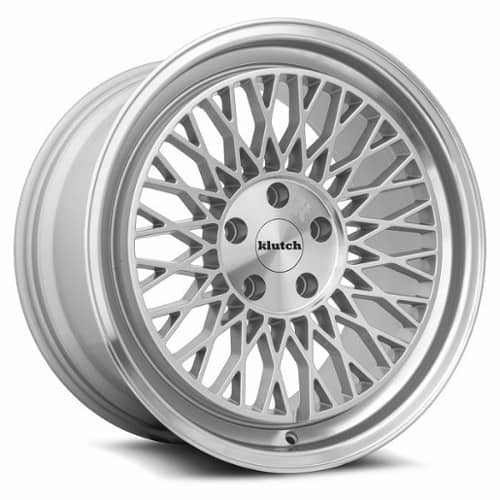 Klutch SLC1 18x8.5 5x120 35 ET 73.1 CB Silver Machined Lip (SLC1188551435S-520)