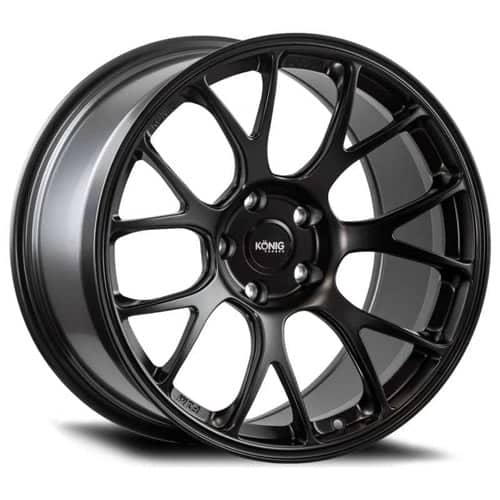 Konig Forged F1M 18x9.5 5x114.3 35 ET 73.1 CB Satin Black (F1MN851435B)