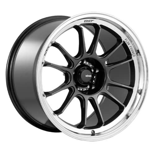 Konig Hypergram 17x9 5x114.3 25 ET 73.1 CB Metallic Carbon W/ Machined Lip (HG97514256)
