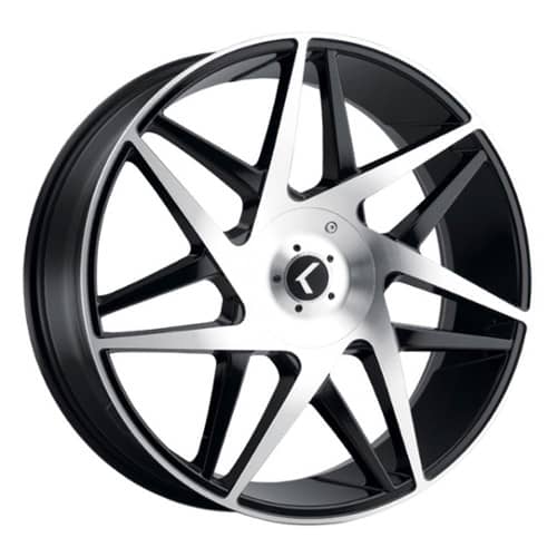 Kraze 192 Phase Gloss Black with Machined Face (KR192-2816BM38)