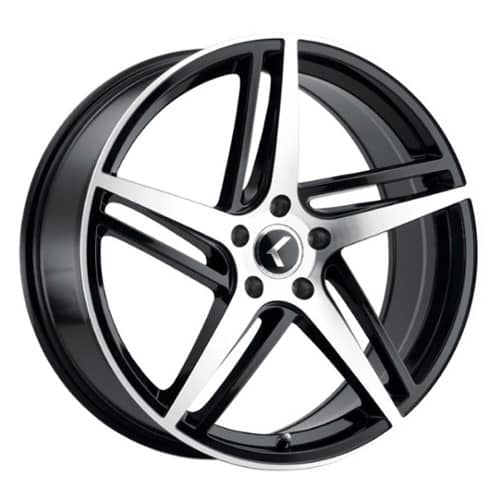 Kraze KR195 Milano Gloss Black with Machined Face (KR195-2845BM38)