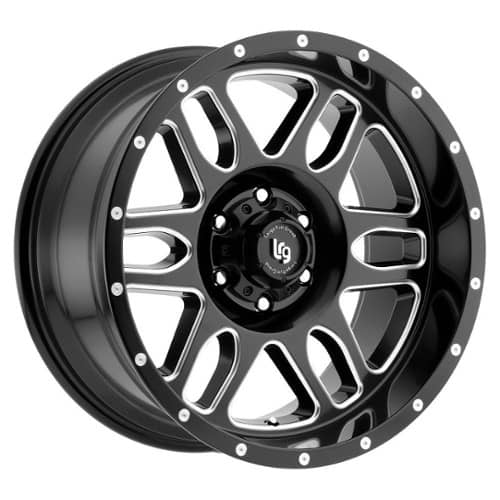 LRG Wheels 116 Squadron 20x10 5x150 -24 ET 87 CB Satin Black Milled (11621055924N)
