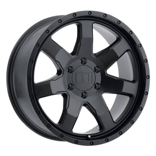 Level 8 Slam 18x9 5x127 -24 ET 71.6 CB Matte Black (1890SLM-45127M71)