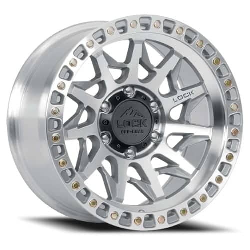 Lock Off-Road Lunatic 17x9 8x180 -12 ET 124.3 CB Machined with Clear Coat (LUNATIC7988MC12N)