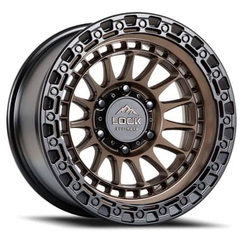 Lock Off-Road Mojave 17x9 8x180 -12 ET 124.3 CB Matte Bronze with Matte Black Ring (MOJAVE7988MRMBR12N)