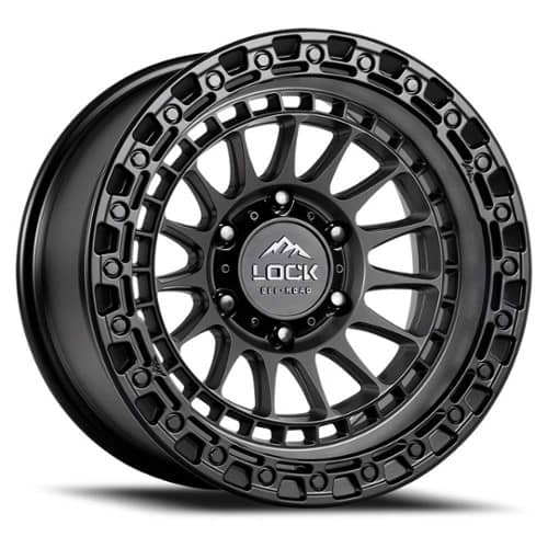 Lock Off-Road Mojave 17x9 8x180 -12 ET 124.3 CB Matte Grey with Matte Black Ring (MOJAVE7988MGMBR12N)