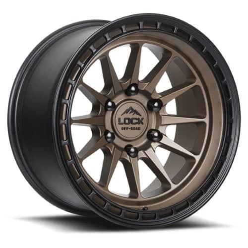 Lock Off-Road Baja Matte Desert Bronze w/ Matte Black Ring (BAJA7963MRMBR12N)