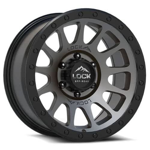 Lock Off-Road Yosemite Matte Gray w/ Matte Black Ring (YOSEMITE7957MGMBR)