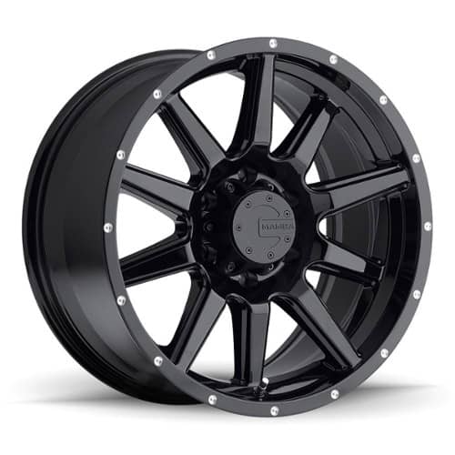 Mamba M15 20x9 6x139.7 12 ET 106.1 CB Gloss Black (M15298312B)