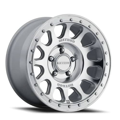 Method MR709 HD Bead Grip 17x8.5 6x139.7 25 ET 106.25 CB Machined Silver (MR70978560325H)