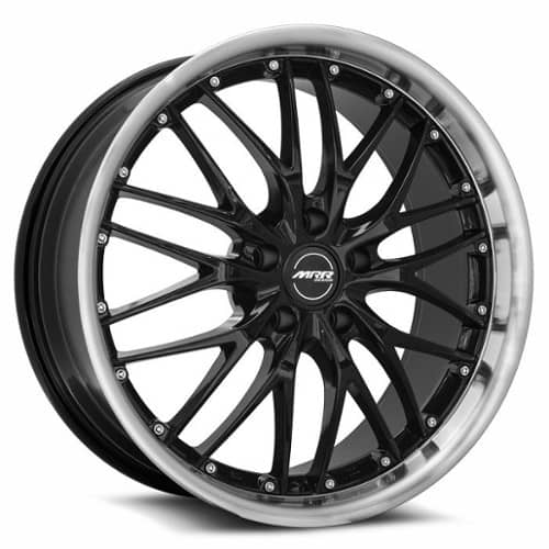 MRR GT1 18x8.5 5x114.3 35 ET 73.1 CB Black Machine Lip (GT0118855xx20BK-51435)