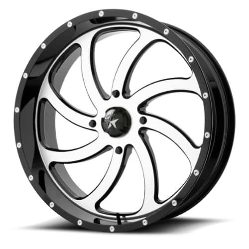 MSA Offroad M36 Switch 24x7 4x137 0 ET 112 CB Machined Gloss Black (M36-024737)