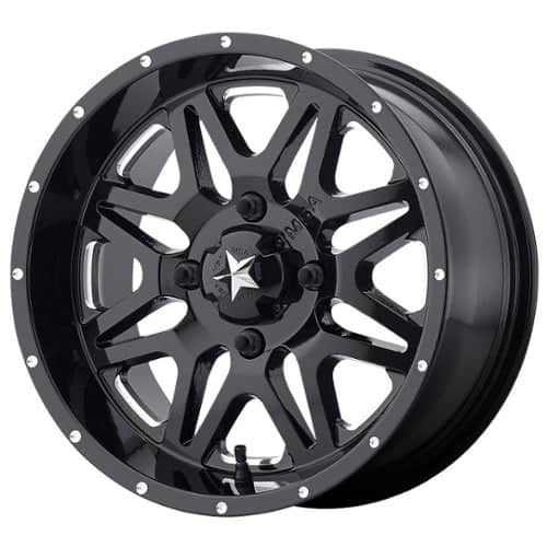 MSA Offroad M26 Vibe Milled Gloss Black (M26-04710M)