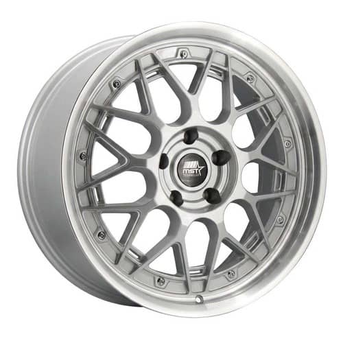 MST MT03 19x8.5 5x120 35 ET 73.1 CB Silver w/Machined Lip (03-98512-35-SILL)