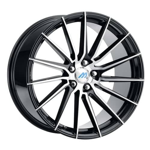 Mach ME.19 Gloss Black / Machined Face (ME19-2085Z15FGBMF)