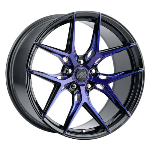 Mach MF.12 Gloss Black / Blue Machined Face / Blue Mill Machined (MF12-2090Z10FGBBB)