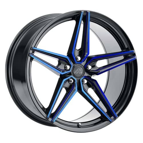 Mach MF.2 Gloss Black / Blue Face / Blue Mill Machined (MF2-2090Z10FGBBB)