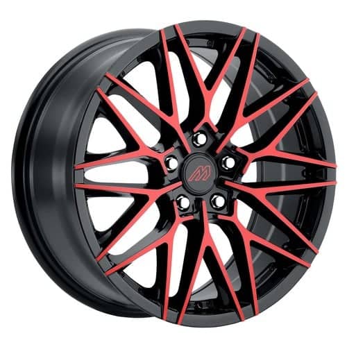 Mach MP.41 Gloss Black / Red Machined Face (MP41-1775B35FGBRF)