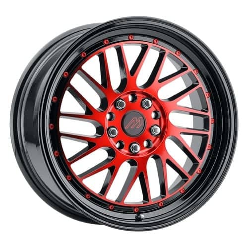 Mach MP.42 Gloss Black / Red Face / Red Rivets (MP42-1775B40FGBRF)
