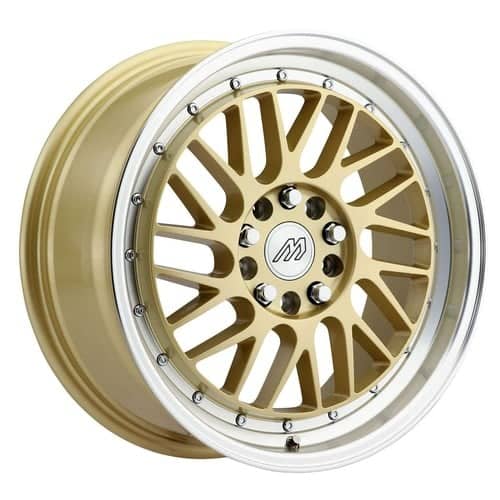 Mach MP.42 Gloss Gold / Machined Lip / Chrome Rivets (MP42-1775L40FGGML)