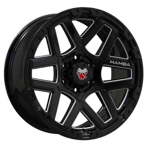Mamba M23 Gloss Black/Machined Ball Cut (M237985125)