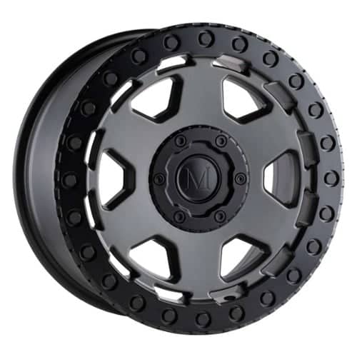 Mandrus Forscher Matte Gunmetal w/ Black Lip Edge (1680FSR386130G84)