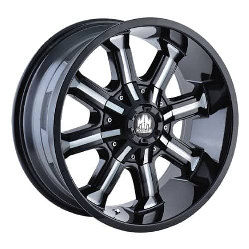 Mayhem 8102 Beast Black w/Milled Spokes (8102-7952M12)