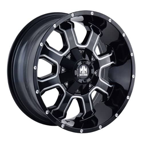 Mayhem 8103 Fierce Black w/Milled Spokes (8103-7937M)