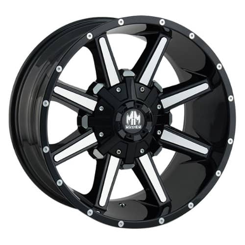 Mayhem 8104 Arsenal Black w/Milled Spokes (8104-7952B)