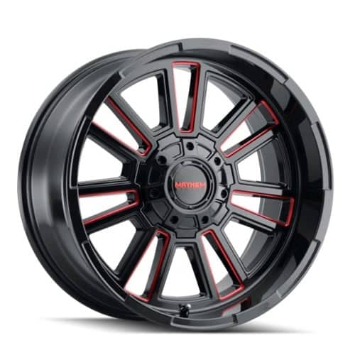 Mayhem 8115 Apollo Black w/Prism Red (8115-2970BTR)