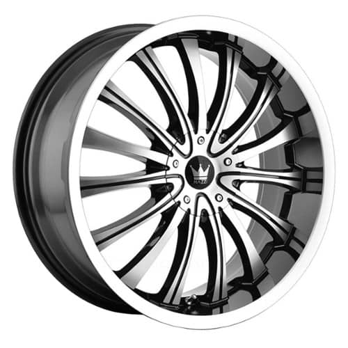 Mazzi Hype 351 20x9 6x135/6x139.7 30 ET 106 CB Gloss Black/Machined Face (351-2937B)