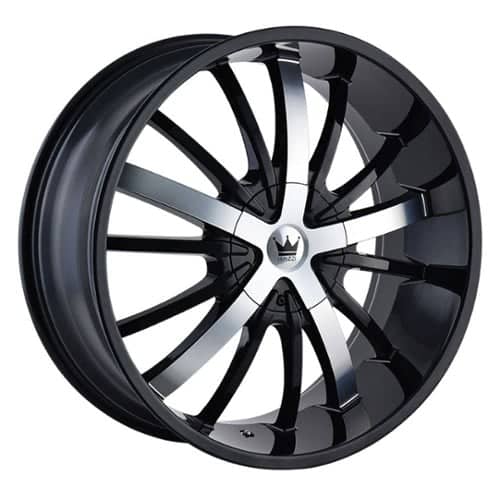 Mazzi Essence 364 22x9.5 5x127/5x139.7 18 ET 87 CB Black w/Machined Face (364-22952B)