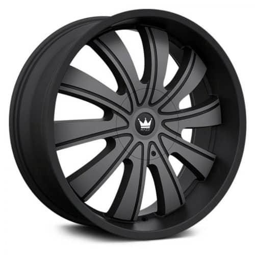 Mazzi Rolla 374 Matte Black Machined with Dark Tint (374-22988TM)