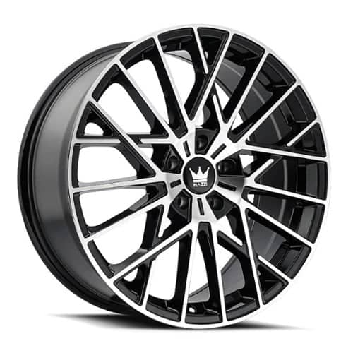 Mazzi Jinx 378 20x8.5 5x120 38 ET 72.56 CB Black Machined (378-2812BM38)