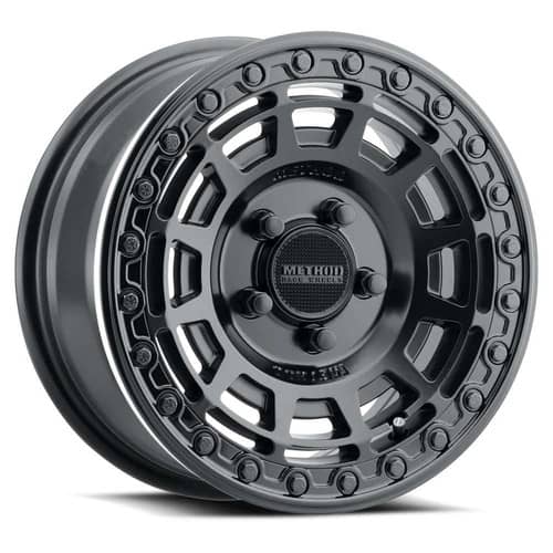 Method 415 UTV Beadlock 15x10 5x114.3 25 ET 83 CB Black/Gloss Black Ring (MR415510121064B)