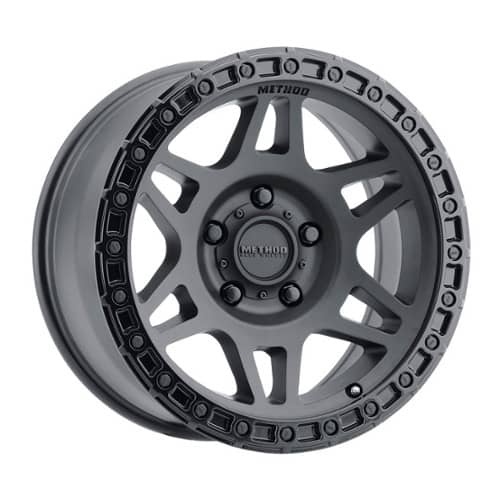 Method 312 Standard Matte Black Wheel Gloss Black Lip (MR312785501000)