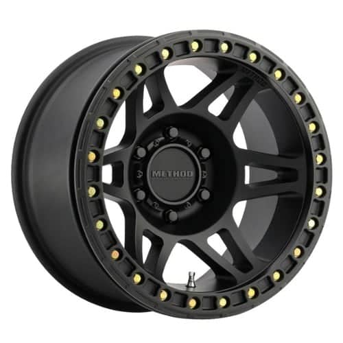 Method 106 Beadlock 17x9 8x165.1 -44 ET 130.8 CB Matte Black (MR10679080544B)