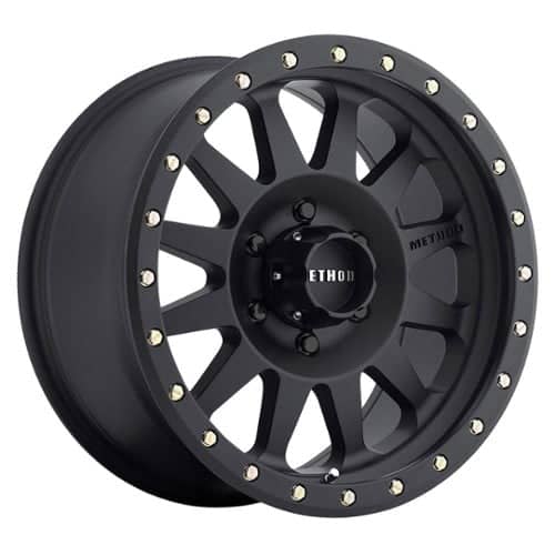 Method 304 Double Standard 15x8 6x139.7 -24 ET 108 CB Matte Black (MR30458060524N)