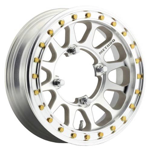 Method 401-R UTV Beadlock 15x5 4x156 0 ET 127 CB Raw Machined (MR40155046300B2)