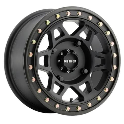 Method 405 UTV Beadlock 14x7 4x136 13 ET 106 CB Matte Black (MR40547047543B)
