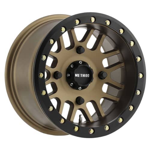 Method 406 UTV Beadlock 14x8 4x156 -2 ET 132 CB Bronze (MR40648046944B)
