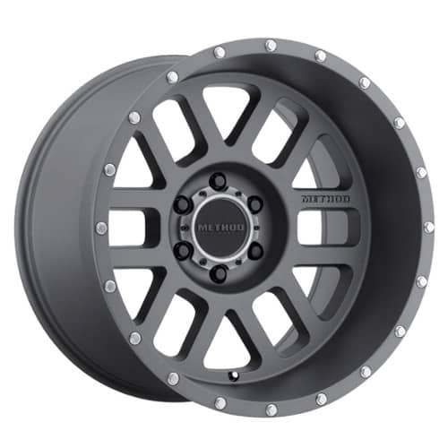 Method 606 Mesh 20x10 6x139.7 -24 ET 106.3 CB Titanium (MR60621060824N)