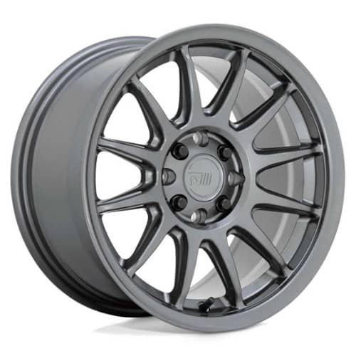 Motegi MR156 S12 15x8 4x100/4x114.3 28 ET 72.56 CB Gloss Gunmetal (MR15658098428)