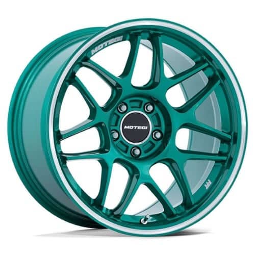 Motegi MR158 Tsubaki 18x8.5 5x100 30 ET 56.1 CB Green (MR158ED18855M30)
