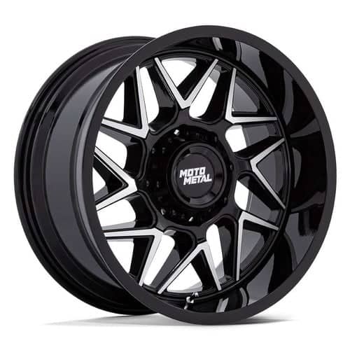 Moto Metal MO812 Turbine 20x9 5x139.7 1 ET 110.5 CB Black Machined (MO812BD20908501)