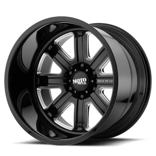 Moto Metal MO402 24x12 8x170 -44 ET 125.5 CB Gloss Black Milled (MO40224287944N)