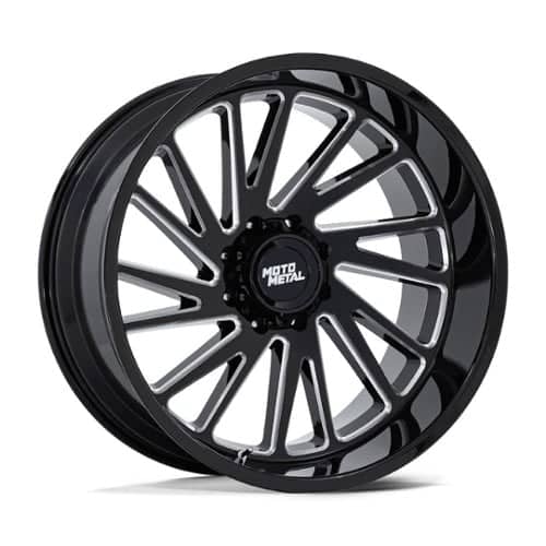 Moto Metal MO811 Combat 22x10 6x135 -18 ET 87.1 CB Gloss Black Milled (MO811BE22106318N)